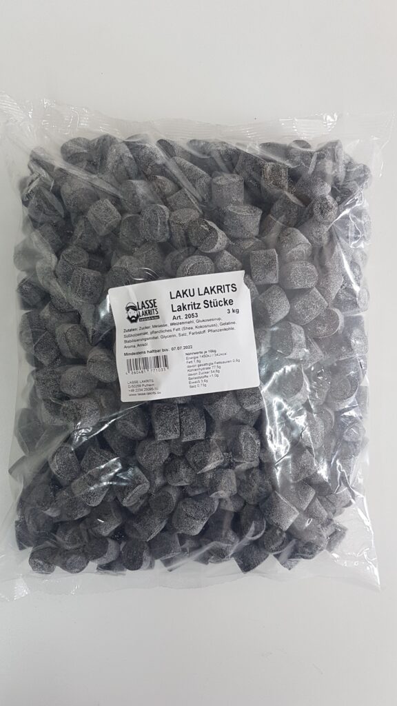 Beutel - Bunte Lakritz Laku Lakrits 3kg