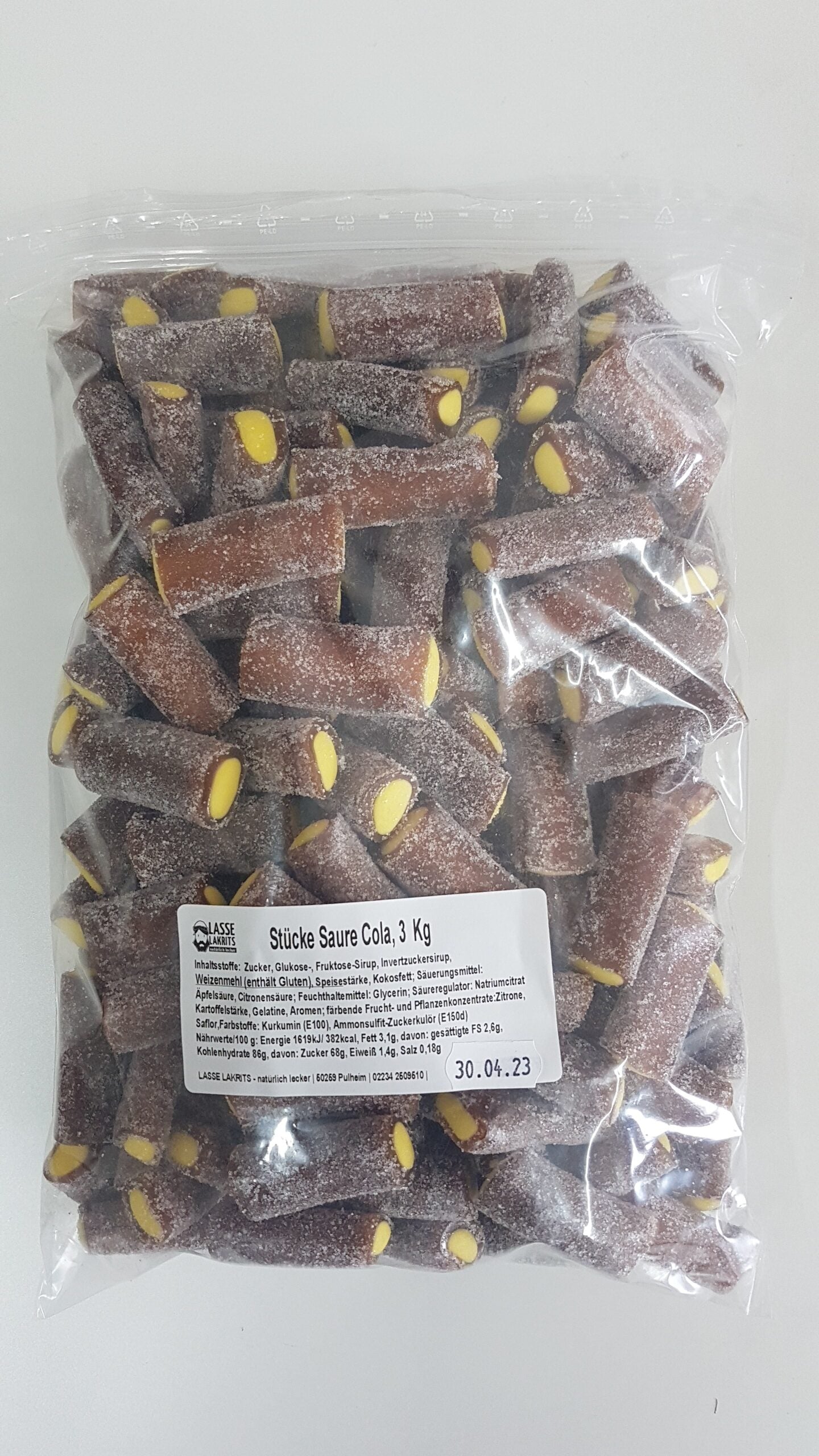 Beutel - Bunte Stücke Saure Cola 2kg