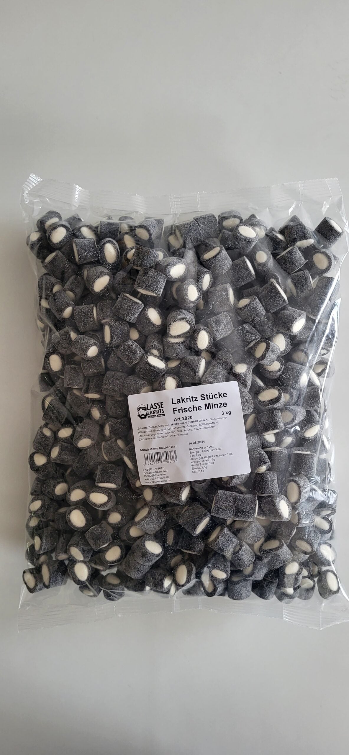 Beutel - Bunte Stücke Frische Minze 3kg
